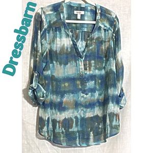 Dressbarn Sheer Top Blouse Size 2X